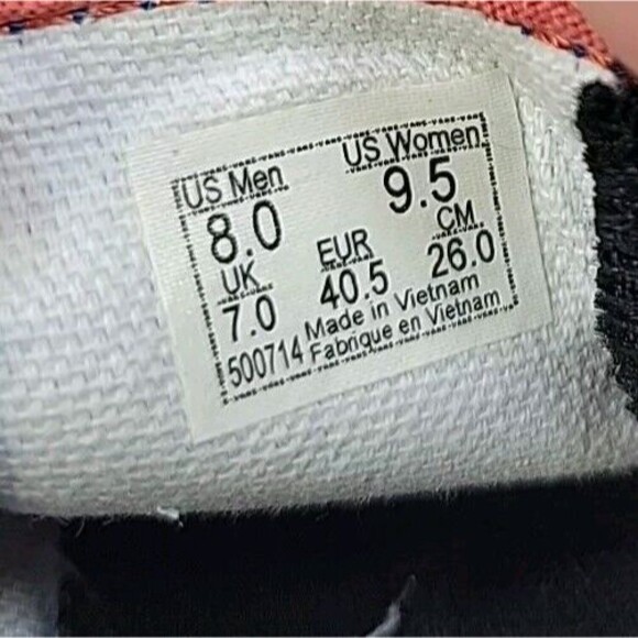 VANS Mix & Match Classic Slip-On Blue Suede Grape VANS Orange Check M 8/W 9.5 - Picture 12 of 14